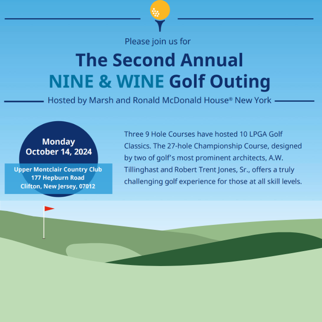 Nine & Wine Golf Outing