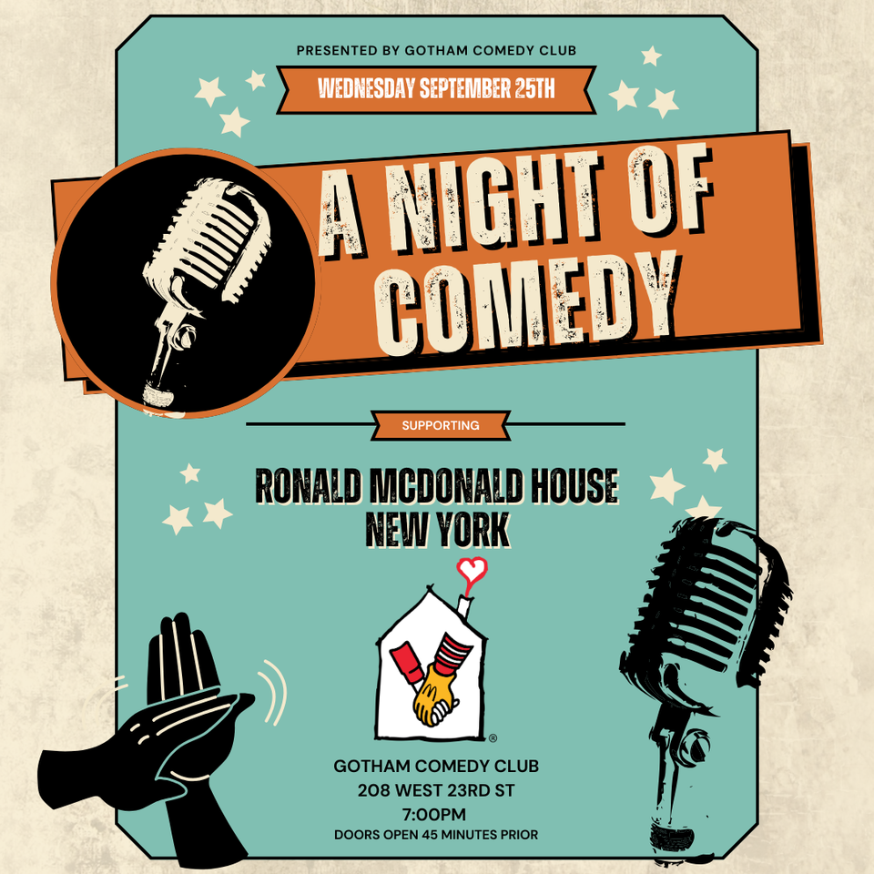 A Night of Comedy to Benefit Ronald McDonald House New York